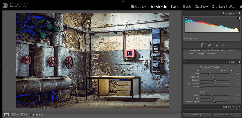 Einstellungen beim Lost Places Fotografieren