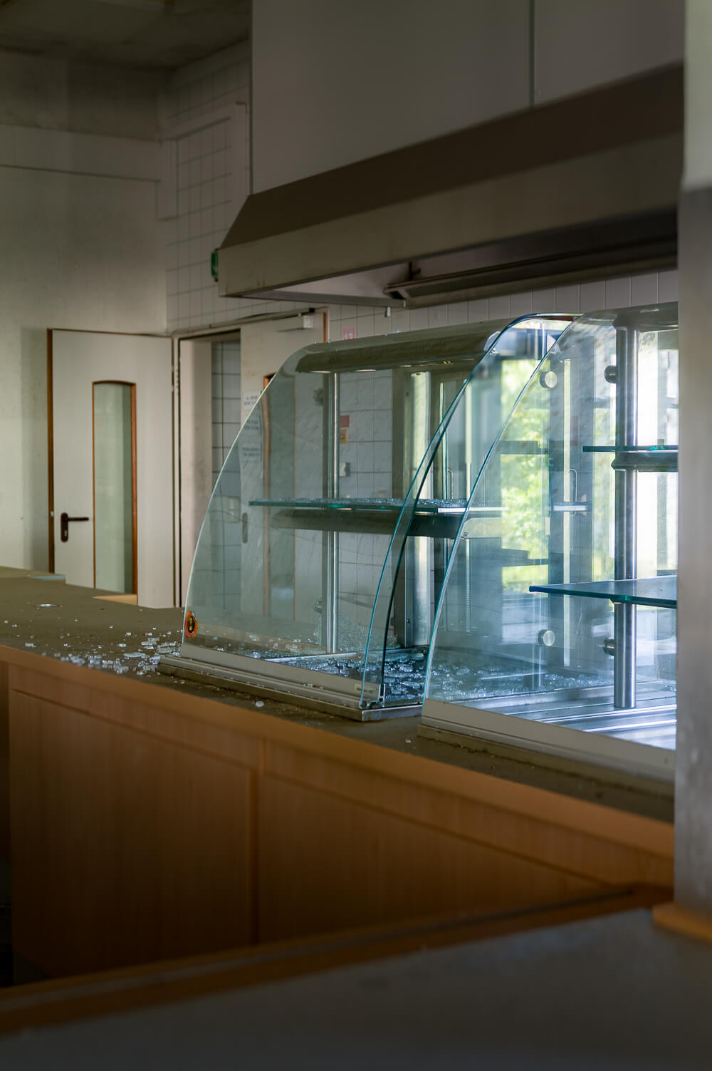 Vitrine in der Mensa